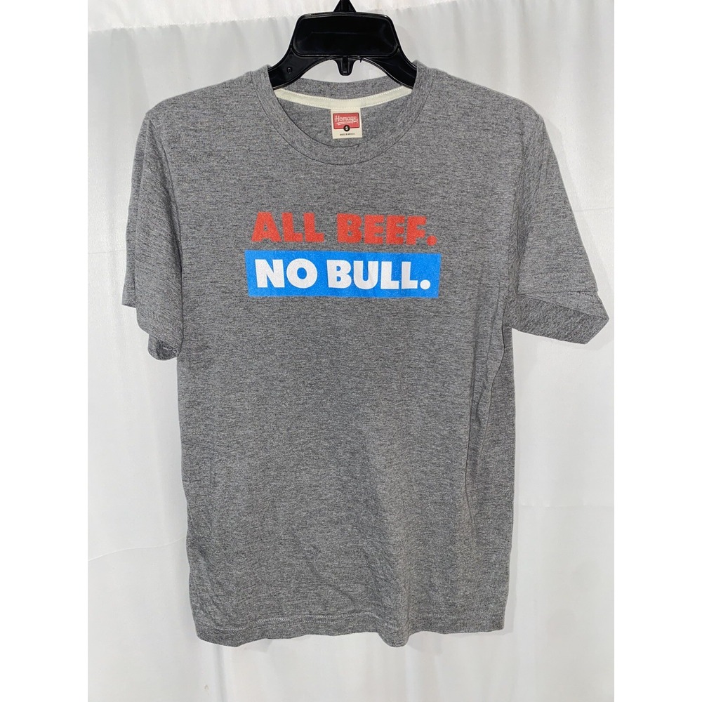 Homage Wendys Restaurant All Beef No‎ Bull T Shirt Small
